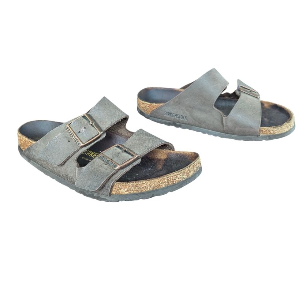 Birkenstock Brown Leather Sandals - Size 39